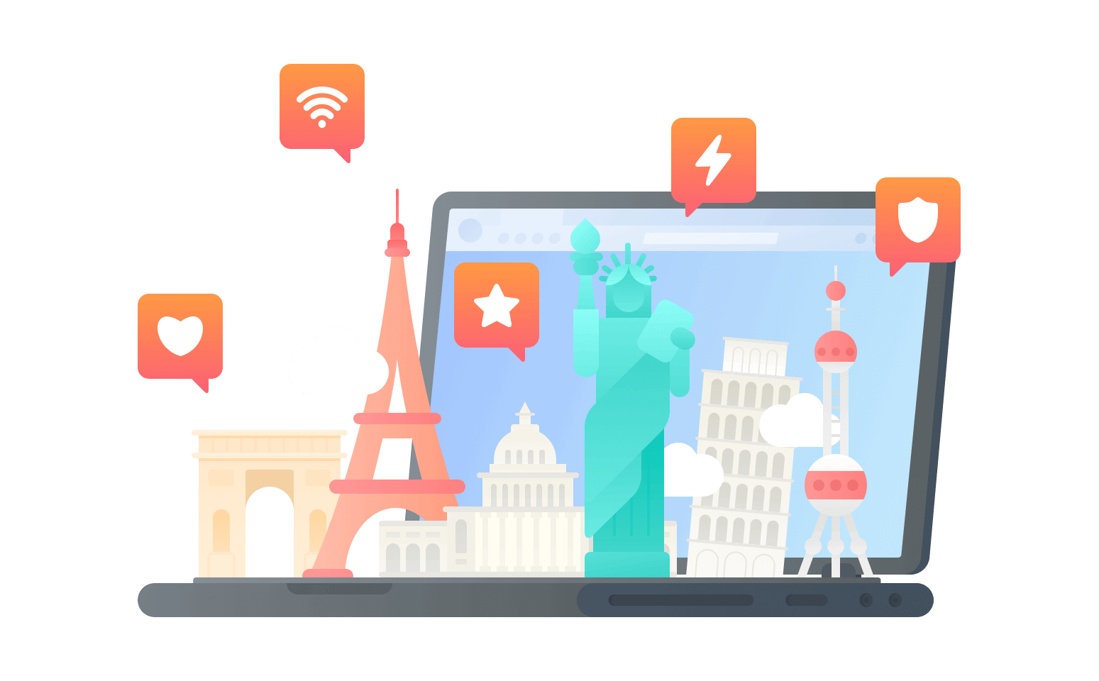 在厄瓜多尔连接到中国的加速器 - 大陆VPN